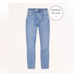 NWOT Abercrombie High Rise Super Skinny Ankle Jeans Size 27 Short